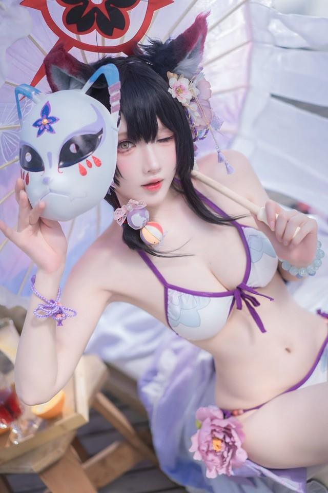 阿包也是兔娘 – NO.107 蔚蓝档案 狐坂若藻 水着 [32P-187MB]-1