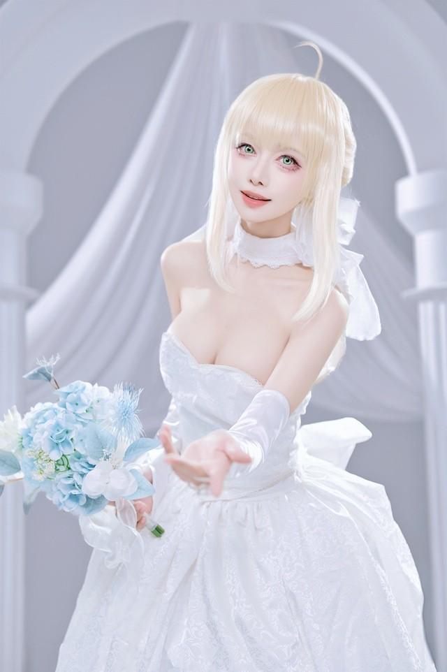 Shika小鹿鹿 – NO.135 FGO-Saber花嫁[22P-284MB]-1