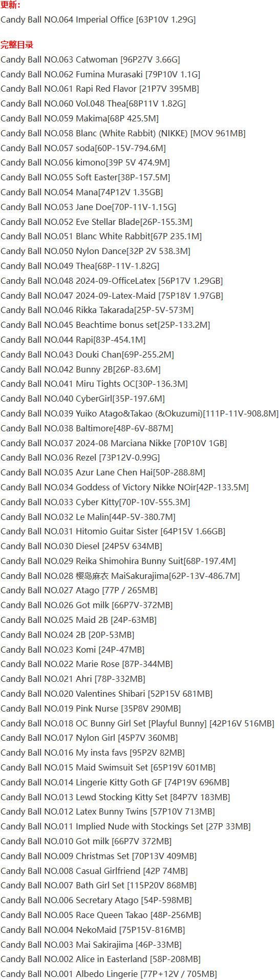 Candy Ball – 写真图包合集【持续更新中】-5 Candy Ball – 写真图包合集【持续更新中】-5