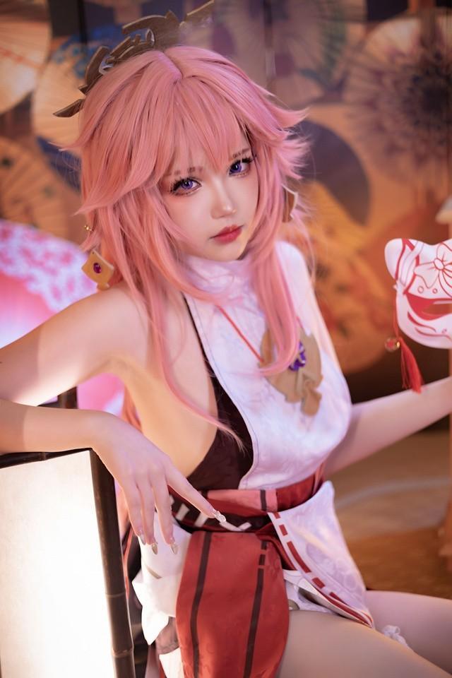 雪晴Astra – NO.092 八重神子 (原神)[60P2V-1.67GB]-1